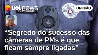 Sakamoto: Tarcísio enterra política de câmeras corporais de PMs; sucesso se deve a ficarem ligadas