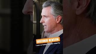 Governor #Newsom: I Care No Matter Who You Voted For    #shorts #california #politics #news #trump