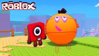 Numberblocks Play Roll A Fat Friend in Roblox!