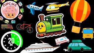 Travelin' Party: Transportation Baby Sensory Fun! Boats, Cars, Planes, Trains and More!