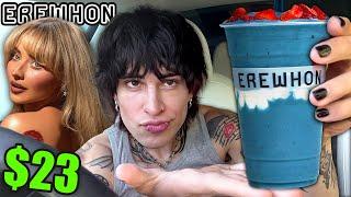 Trying Sabrina Carpenter's $23 Erewhon Smoothie