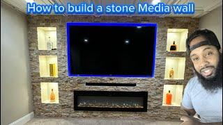 How to build a stone Media wall