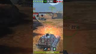 WoTB Jagdpanzer E100 ammorack Sheridan 2 Kills World of Tanks Blitz #e100 #wot #wotblitz #wotb