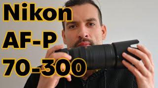 Nikon AF-P 70-300mm f/4.5-5.6E ED VR lens review. Using via FTZ adaptor on Nikon Z6