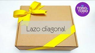  Idea FÁCIL para envolver regalos / Cómo ENVOLVER un REGALO con lazo, moño o cinta DIAGONAL?