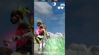 Free fire lover  1v1 friends .#shorts  #youtube