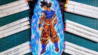 How to Draw Goku ultra instinct [Full Body] | step by step drawing tutorial [Dragonball Legends]