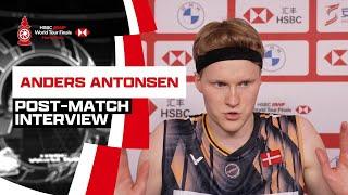 Anders Antonsen explains on-court drama with service judge!