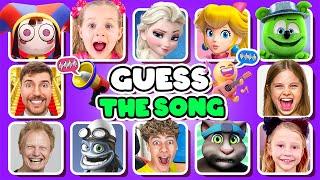 Guess The Meme & Youtuber By Song #1 | Lay Lay, King Ferran, Salish Matter, MrBeast , Elsa, Trolls 3