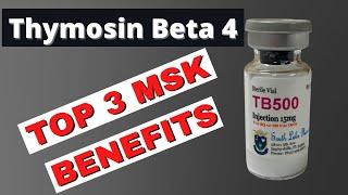 Thymosin Beta 4 Peptide | TB 500 | Top 3 Musculoskeletal Benefits