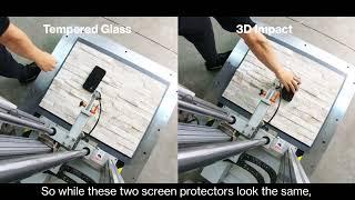 RhinoShield 3D Impact Screen Protector vs Glass Screen Protector