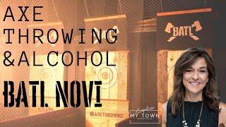 Living in Michigan: The BEST Axe Throwing & Beer in Northville Michigan