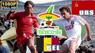 BELGIUM vs UNION SOVIET 4-3 /WORLD CUP MEXICO 1986  Round of 16/ Full HD 1080p