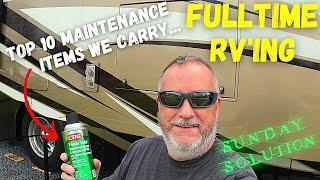 Top 10 RV Maintenance Items for Full-Time RV Living | Sunday Solution