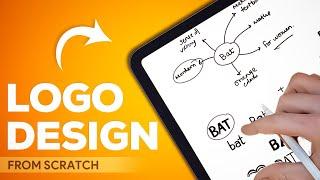 DESIGNING A LOGO FROM SCRATCH | FULL PROCESS