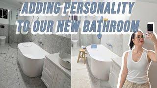 Styling our newly renovated bathroom! From stark & bare to coastal retreat