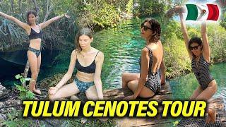 Exploring Tulum's Secret CENOTES! Full Tour and History I Tulum Vlog Series