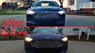 Installing LED headlight bulbs in my 2014 Ford Fusion