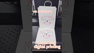 Paper bag digital printing,RobotJet singlepass digital printer#printing #paperbag #digitalprinting