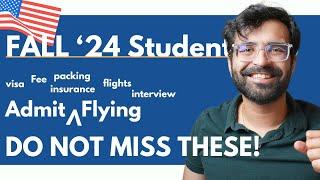 Admit to Flying | Everything Fall '24 Student has to do 