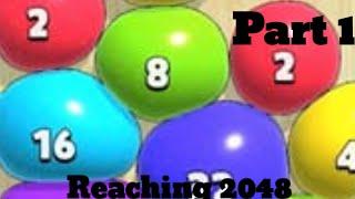 Blob Merge 3D Gameplay Part 1 Reaching 2048