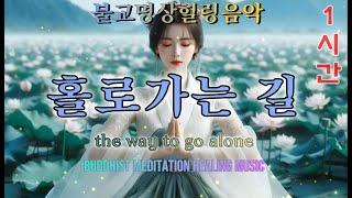 홀로가는 길 - 깊고 고요한 깨달음의 여정 - 1시간 #불교음악 #찬불가 #음성법공양 #트로트 #부처님 #지장보살 #염불