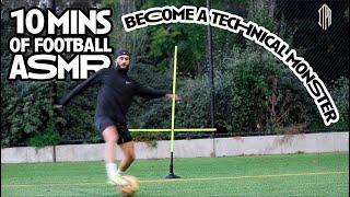 Must Do to Become a Technical Monster! 10 mins of Football ASMR... how a Pro would train at a Wall!