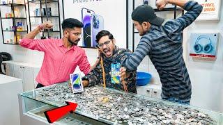 Buying iPhone 14 with Coins | Apple Store पे लड़ाई हो गयी