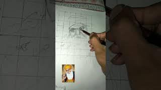 how to draw guru nanak drawing step by step for beginners