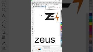 "zeus" Logo Design in CorelDraw#short