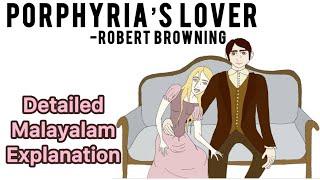 Porphyria’s Lover by Robert browning in Malayalam | Poem| #meg01 #britishpoetry #robertbrowning