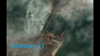 Satellite Imagery of the Zatoka Bridge from February 11 (Day After the Marine Drone)