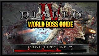 Diablo 4 World Boss Guide How to Defeat Boss Ashava the pestilent Guide #diablo4