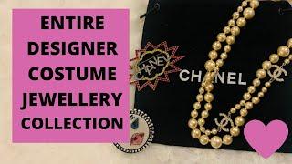 ENTIRE DESIGNER COSTUME JEWELLERY COLLECTION 2020! Chanel, Louis Vuitton, Dior, Hermes.