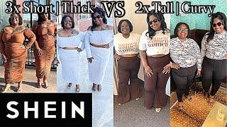 SHEIN PLUS SIZE TRY ON HAUL SHORT VS TALL | PLUS SIZE OUTFIT IDEAS | PLUS SIZE FASHION | CHAR KBTV