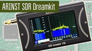 Arinst SDR Dreamkit - приёмник от 1 до 3100 МГц. Полоса обзора 6 МГц. Все виды модуляции.