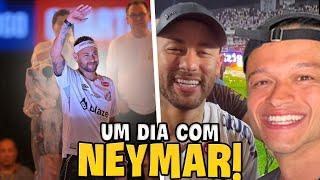 PASSEI UM DIA COM NEYMAR NO SANTOS! Neymar voltou