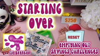  STARTING OVER  Emptying Out Savings Challenges | Massive Debt Confession & Payment  Channel Wars