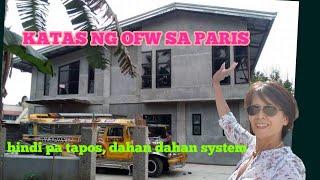 Feeling blessed to see the improvement of my house construction. /OFW'S vlogs