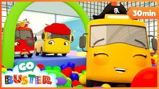 Pirate Soft Play Adventures with Mummy and Ash | Go Buster - Bus Cartoons & Kids Stories