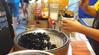 Night Market Drinks | Grass Jelly Milk Tea | Thailand Street Food