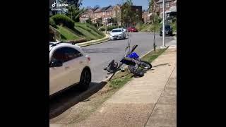 Only in Baltimore Presents: Crashing dirt bike into street sign