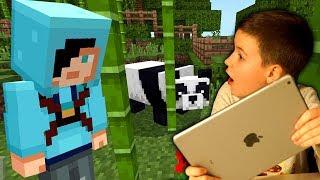 TREE HOUSE and Pandas in Minecraft PE - KokaPlay Let's Play for KIDS