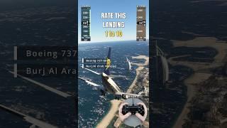 Pilot Attempts Impossible Burj Al Arab Helipad Dive to Land in 737 - Microsoft Flight Simulator 2020