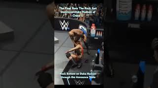 The Rock, The Final Boss just Laid out Duke Hudson of Chase Ü #wwe2k25 #TheRock #FinalBoss