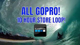 ALL GOPRO: 10 HOUR STORE LOOP SURFING BODYBOARDING AND SHOREBREAK