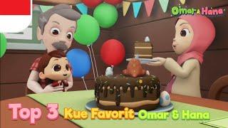 Kumpulan Cerita Kue Favorit Omar & Hana | Animasi Anak Islami | Omar & Hana Subtitle Indonesia