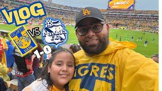 VLOG || J11 TIGRES vs Puebla Ap2024 || Partido bajo la lluvia