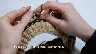 Colourwork Knitting with Yarn in Two Hands