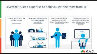 Cisco Webinar by MAC Solutions -  How to bridge the IoT Gap